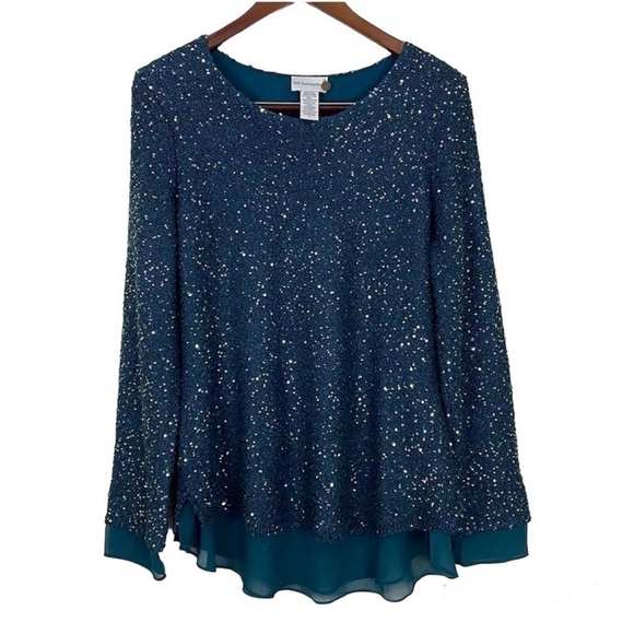 Soft Surroundings Sweaters - Soft Surroundings Knit Sequin Sweater